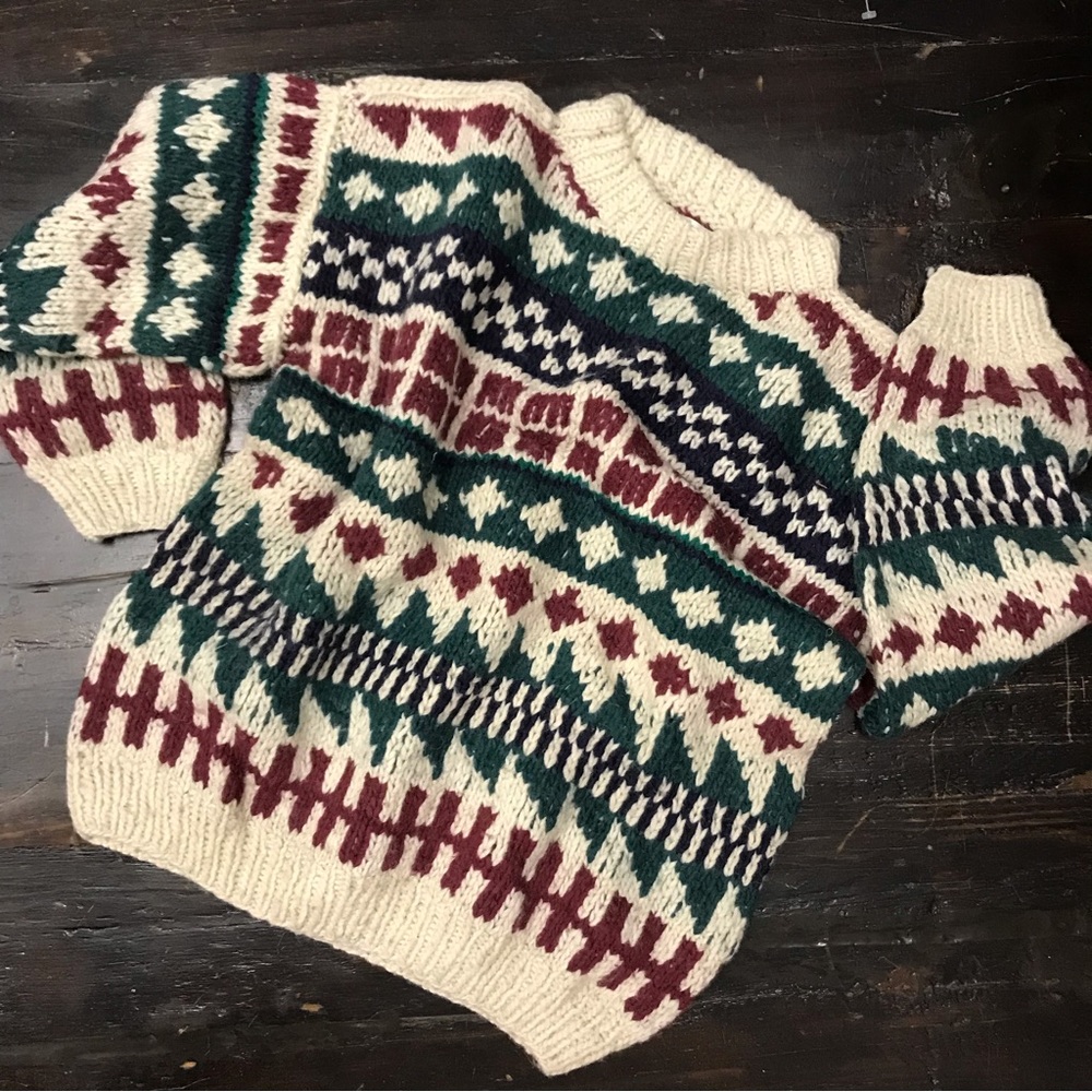 Chunky Knit Crew Neck Sweater